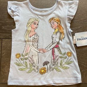 NWT Disney’s Frozen T-Shirt with ruffle sleeves